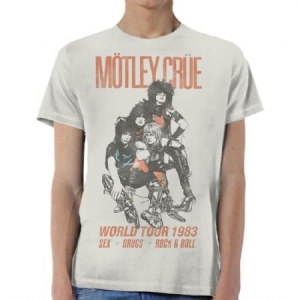 Motley Crue - Unisex T-Shirt: World Tour Vintage in the group OTHER / MK Test 5 at Bengans Skivbutik AB (4285404r)
