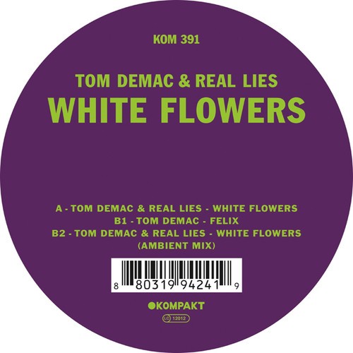 Tom Demac & Real Lies - White Flowers in the group VINYL / Dans/Techno at Bengans Skivbutik AB (4287878)