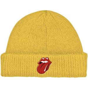 The Rolling Stones - The Rolling Stones Unisex Beanie Hat: 72 Tongue (yellow) in the group OTHER / Merchandise at Bengans Skivbutik AB (4289886)