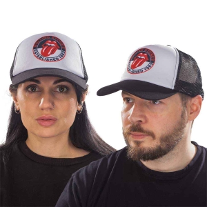 The Rolling Stones - The Rolling Stones Unisex Mesh Back Cap: Est. 1962 (black & white) in the group OTHER / MK Test 1 at Bengans Skivbutik AB (4289893)