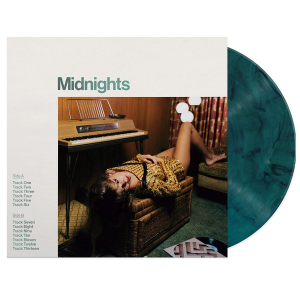 Taylor Swift - Midnights (Jade Green Vinyl) in the group VINYL / Pop-Rock at Bengans Skivbutik AB (4289941)