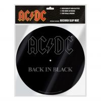 Ac/Dc - Slipmat Back In Black in the group MERCHANDISE / Merch / Hårdrock at Bengans Skivbutik AB (4290646)