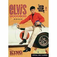 Elvis Presley - Elvis Presley 2023 Calendar A3, Official in the group OTHER / Merchandise at Bengans Skivbutik AB (4291491)