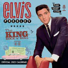 Elvis Presley - Elvis Presley 2023 Calendar Square, Offi in the group OTHER / Merchandise at Bengans Skivbutik AB (4291492)
