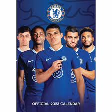 Chelsea FC - Chelsea FC 2023 Calendar A3, Official Pr in the group OTHER / Merchandise at Bengans Skivbutik AB (4291516)