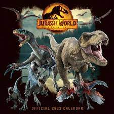 Jurassic World - Jurassic World 2023 Calendar Square, Off in the group OTHER / Merchandise at Bengans Skivbutik AB (4292800)