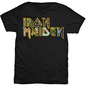 Iron Maiden - Eddie Logo Uni Bl    in the group MERCHANDISE / T-shirt / Hårdrock at Bengans Skivbutik AB (4294349)
