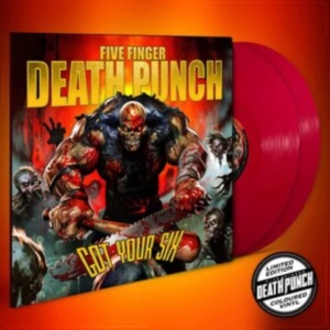 Five Finger Death Punch - Got Your Six (Opaque Red Vinyl) in the group VINYL / Pop-Rock at Bengans Skivbutik AB (4297732)