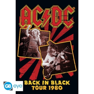 AC/DC - Back in Black 80  Poster 91,5x61 in the group MERCHANDISE /  /  at Bengans Skivbutik AB (4301699)