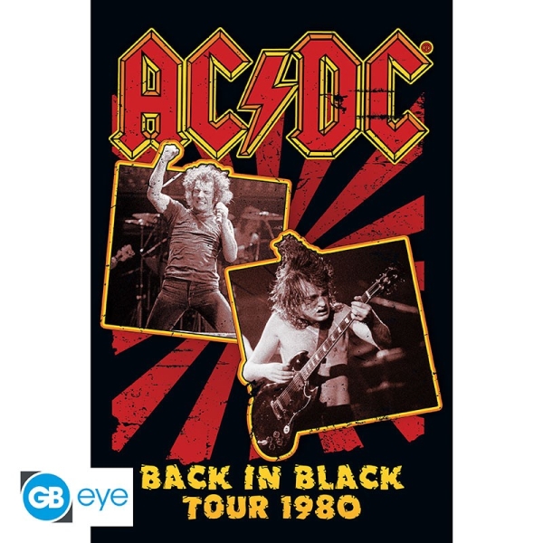AC/DC - Back in Black 80 Poster 91,5x61 in the group MERCH / Posters at Bengans Skivbutik AB (4301699)