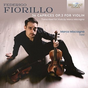 Fiorillo Federigo - 36 Caprices, Op. 3 For Violin, Tran in the group Externt_Lager /  at Bengans Skivbutik AB (4301876)