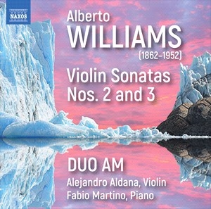 Williams Alberto - Violin Sonatas Nos. 2 & 3 in the group Externt_Lager /  at Bengans Skivbutik AB (4301880)