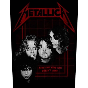 Metallica - Bang That Head Back Patch in the group MERCHANDISE / Patch / Heavy Metal at Bengans Skivbutik AB (4302334)