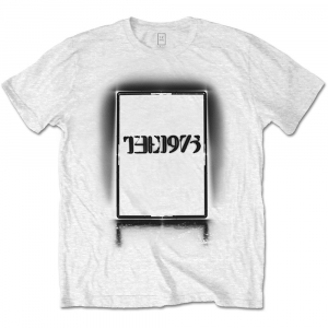 The 1975 - Black Tour (Medium) Unisex White T-Shirt in the group OTHER / MK Test 6 at Bengans Skivbutik AB (4302850)