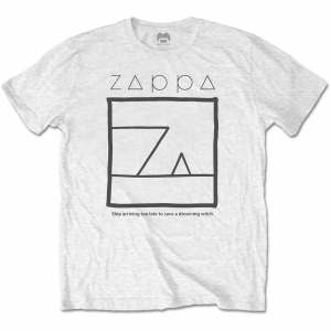 Frank Zappa - Drowning Witch (Medium) Unisex White T-Shirt in the group OTHER / BW-T-shirts at Bengans Skivbutik AB (4302852)