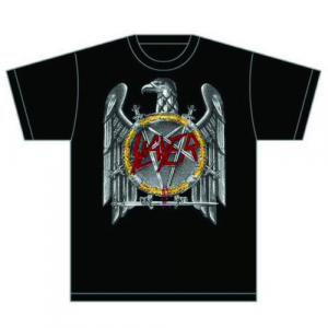 Slayer - Silver Eagle (Small) Unisex T-Shirt in the group MERCH / T-Shirt / Summer T-shirt 23 at Bengans Skivbutik AB (4303344)