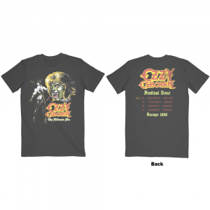 Ozzy Osbourne - Ultimate Remix (Small) Unisex Back Print T-Shirt in the group OTHER / BW-T-shirts at Bengans Skivbutik AB (4303406)