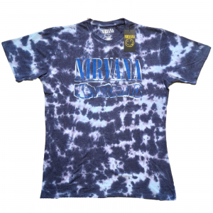 Nirvana - Nevermind Wavy Logo (Medium) Unisex Purple T-Shirt in the group MERCH / T-Shirt / Summer T-shirt 23 at Bengans Skivbutik AB (4303440)