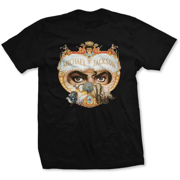 Michael Jackson - Dangerous Uni Bl T-Shirt in the group MERCHANDISE / T-shirt / Pop-Rock at Bengans Skivbutik AB (4303491r)