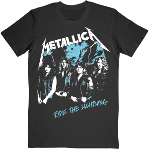 Metallica - Vintage Ride The Lightning (Medium) Unisex T-Shirt in the group OTHER / BW-T-shirts at Bengans Skivbutik AB (4304016)