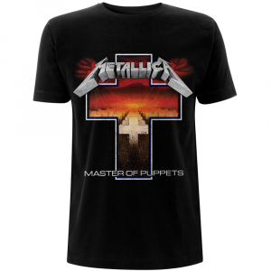 Metallica - Master Of Puppets Cross (Medium) Unisex T-Shirt in the group OTHER / BW-T-shirts at Bengans Skivbutik AB (4304020)