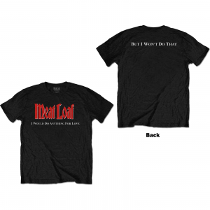 Meat Loaf - IWDAFLBIWDT (Large) Unisex Back Print T-Shirt in the group OTHER / BW-T-shirts at Bengans Skivbutik AB (4304030)