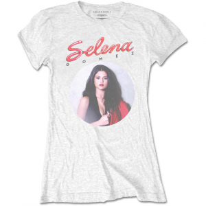 Selena Gomez - 80's Glam (X-Large) Ladies White T-Shirt in the group OTHER / BW-T-shirts at Bengans Skivbutik AB (4304069)