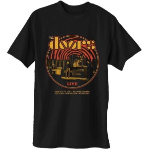 The Doors - Live 68 Retro Circle Uni Bl    in the group MERCH / T-Shirt /  at Bengans Skivbutik AB (4304100r)
