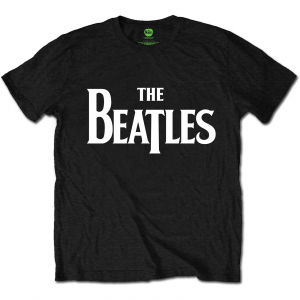 The Beatles - Drop T Uni Bl in the group MERCHANDISE / T-shirt / Pop-Rock at Bengans Skivbutik AB (4304123r)