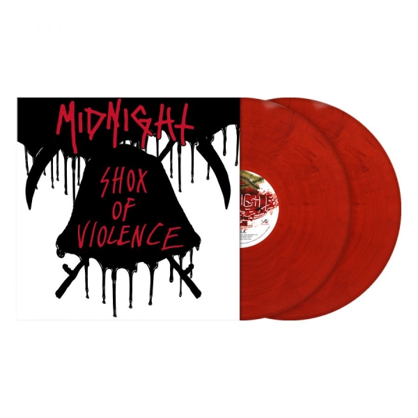Midnight - Shox Of Violence (2 Lp Red Marbled in the group VINYL / Hårdrock/ Heavy metal at Bengans Skivbutik AB (4306337)