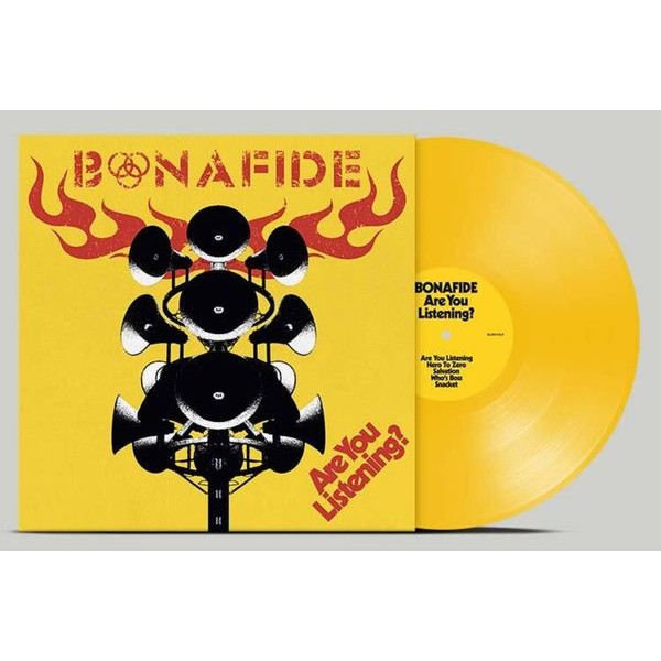 Bonafide - Are You Listening? (Yellow Vinyl) in the group VINYL / Hårdrock/ Heavy metal at Bengans Skivbutik AB (4306416)