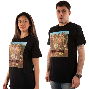 The Beatles - Sgt Pepper Diamante Uni Bl    in the group MERCHANDISE / T-shirt / Pop-Rock at Bengans Skivbutik AB (4307143r)