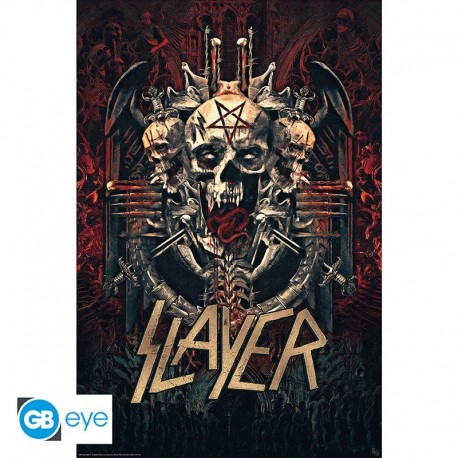 SLAYER - Skullagramm Poster 91,5x61 in the group MERCHANDISE / Poster / Heavy Metal at Bengans Skivbutik AB (4307457)