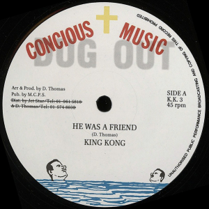 King Kong - He Was A Friend in the group VINYL / Reggae at Bengans Skivbutik AB (4307542)