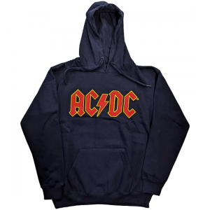 AC/DC - AC/DC Unisex Pullover Hoodie: Logo (navy in the group Minishops / AC/DC at Bengans Skivbutik AB (4307851r)