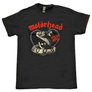 Motorhead - Love Me Like A Reptile Uni Bl    in the group MERCHANDISE / T-shirt / Heavy Metal at Bengans Skivbutik AB (4307856r)