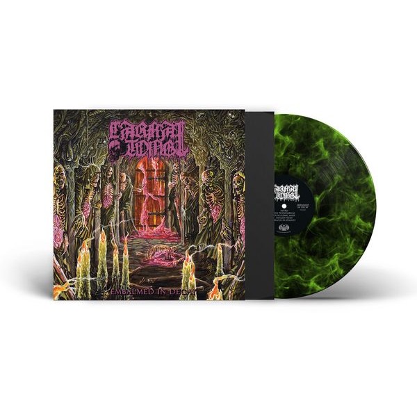Carnal Tomb - Embalmed In Decay (Lime Marbled Vin in the group VINYL / Hårdrock/ Heavy metal at Bengans Skivbutik AB (4308278)