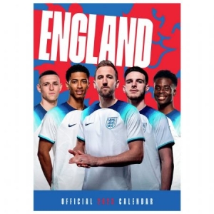 England - England Men Football 2023 A3 Calendar in the group OTHER / Merchandise at Bengans Skivbutik AB (4313903)