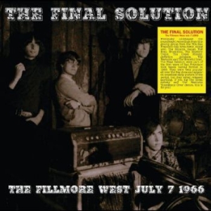 Final Solution - The Fillmore West July 7 1966 in the group VINYL / Rock at Bengans Skivbutik AB (4314312)