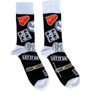 The Beatles - Icons Uni Bl Socks (Eu 40-45) in the group MERCHANDISE /  /  at Bengans Skivbutik AB (4314441)