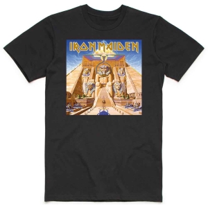 Iron Maiden - Powerslave Album Cover Box Uni Bl    in the group MERCH / T-Shirt /  at Bengans Skivbutik AB (4318987r)