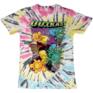 Outkast - Superheroes Uni Wht Dip-Dye    in the group MERCHANDISE / T-shirt / Hip Hop-Rap at Bengans Skivbutik AB (4320818r)