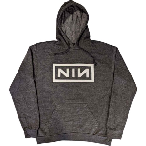 Nine Inch Nails - Classic Logo (Grey) Uni Pullover Hoodie in the group OTHER / Övrigt / at Bengans Skivbutik AB (4320841)