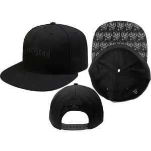 Motorhead - Logo & Warpig Bl Snapback C in the group MERCHANDISE / Cap / Heavy Metal at Bengans Skivbutik AB (4321851)