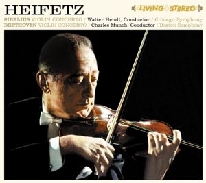 Heifetz Jascha - Violin Concerto - Sibelius Beethoven in the group CD / Klassiskt at Bengans Skivbutik AB (4330260)