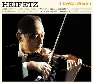 Heifetz Jascha - Violin Concerto - Sibelius Beethoven in the group CD / Klassiskt at Bengans Skivbutik AB (4330260)