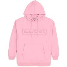 BlackPink - BlackPink Unisex Pullover Hoodie: Pink V in the group MERCHANDISE / Hoodies / K-Pop at Bengans Skivbutik AB (4331284r)