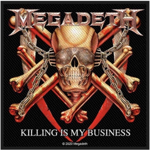 Megadeth - Killing Is My Business Standard Patch in the group MERCHANDISE / Merch / Hårdrock at Bengans Skivbutik AB (4359322)