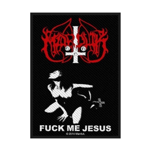 Marduk - Fuck Me Jesus Standard Patch in the group MERCHANDISE / Merch / Hårdrock at Bengans Skivbutik AB (4359360)