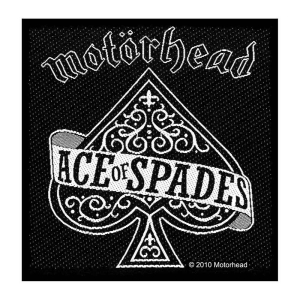 Motorhead - Ace Of Spades Standard Patch in the group MERCHANDISE / Patch / Heavy Metal at Bengans Skivbutik AB (4359363)